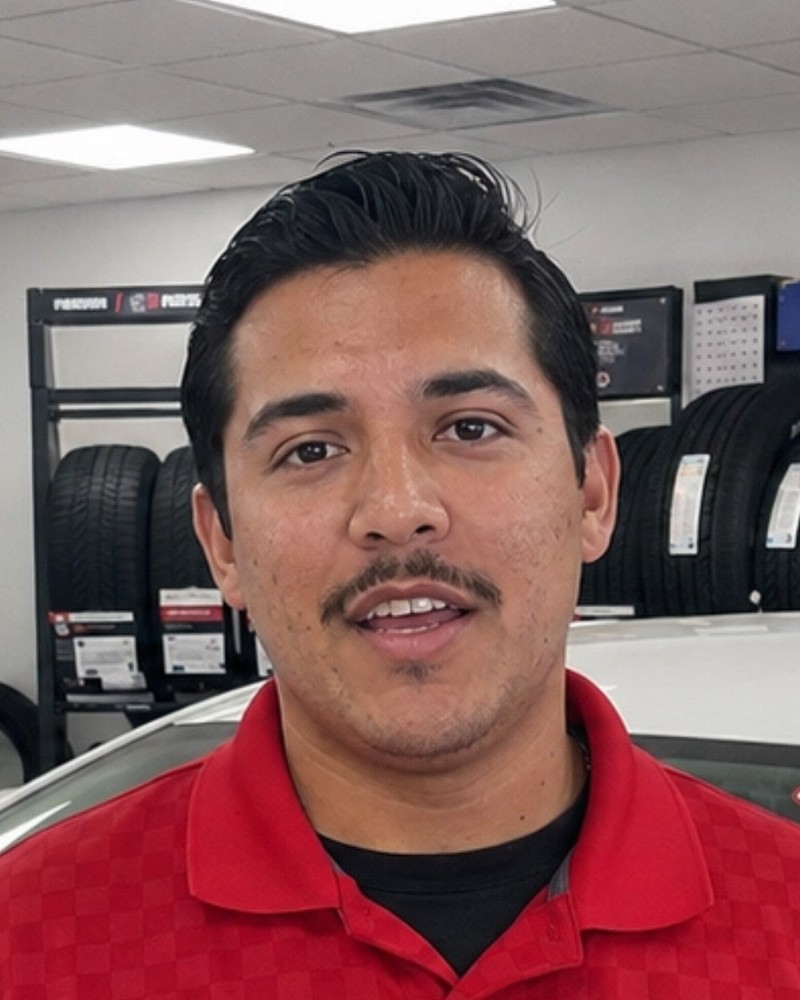 Russel Hale — The Tire Guy — on the shop floor